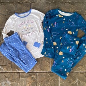 Camping theme pajama sets